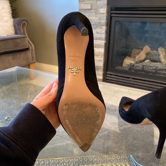 Black Prada shoes (worn once) - Picture 4 of 5